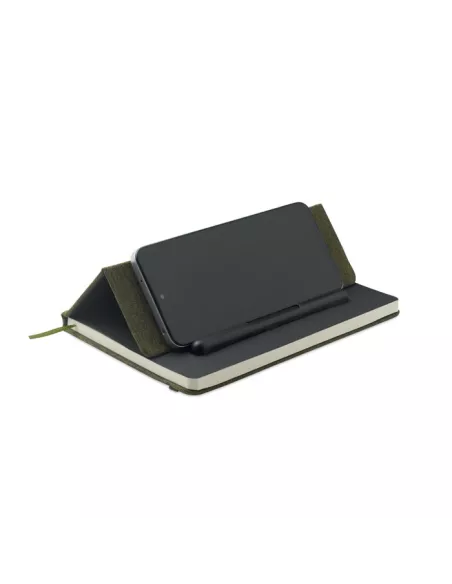 A5 notebook with phone holder RINBOOK
