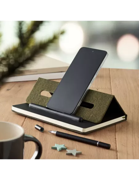A5 notebook with phone holder RINBOOK