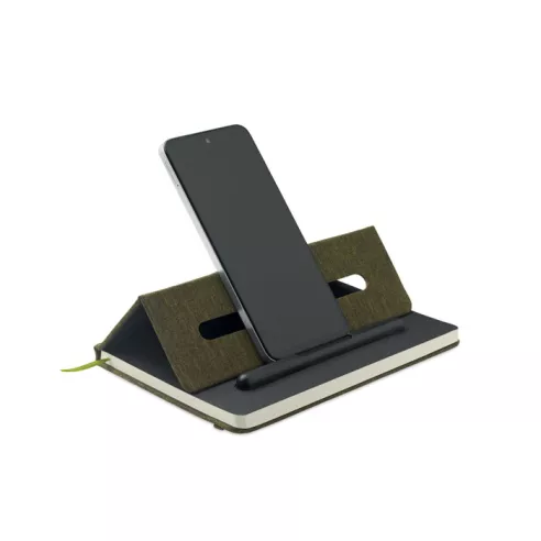 A5 notebook with phone holder RINBOOK