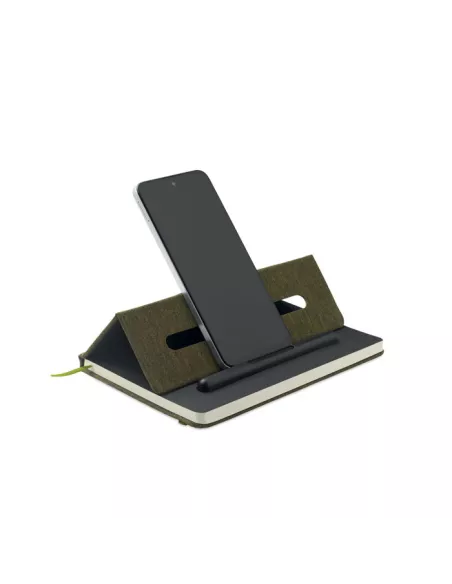 A5 notebook with phone holder RINBOOK