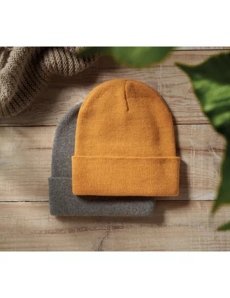 Knitted beanie with cuff BEANIX