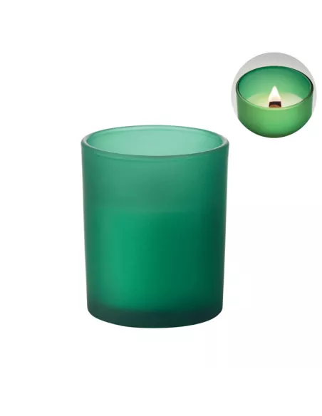 Plant based wax candle 80 gr KIVAS WOOD