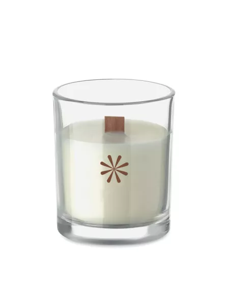 Plant based wax candle 80 gr KIVAS WOOD
