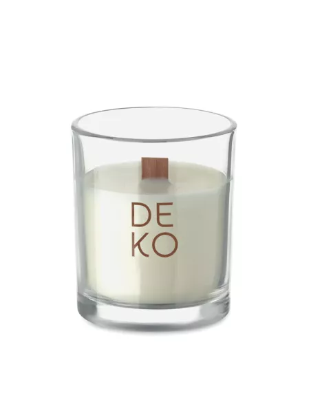 Vela de cera vegetal 80 gr KIVAS WOOD