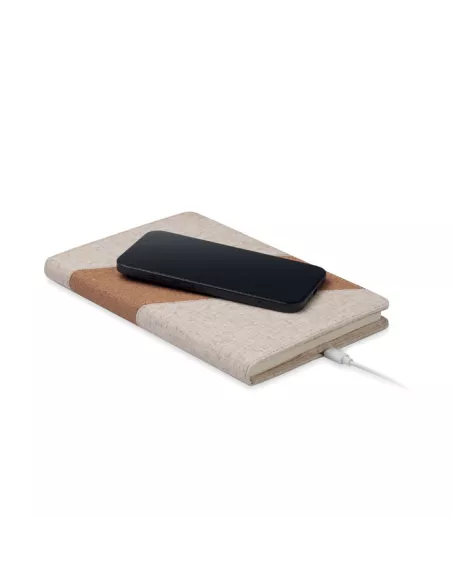 A5 notebook with 15W charger CORTONA