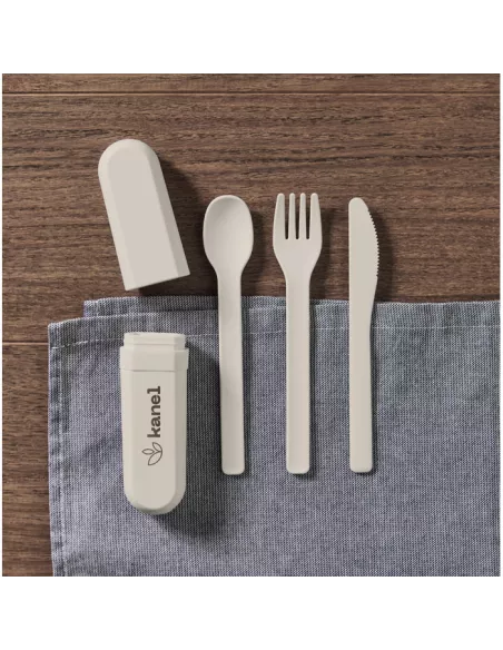 Cutlery set and case in PLA BITEFUL