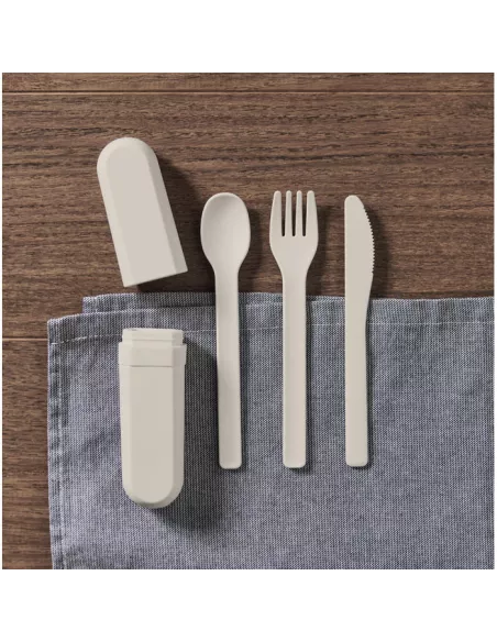 Cutlery set and case in PLA BITEFUL