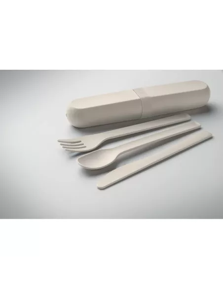 Cutlery set and case in PLA BITEFUL
