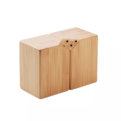 Bamboo salt & pepper set BOTH