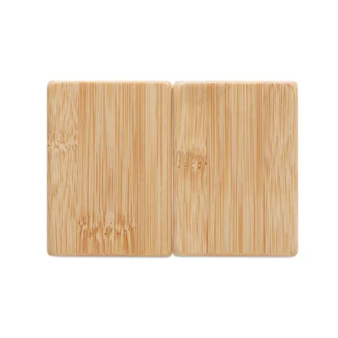 Bamboo salt & pepper set BOTH