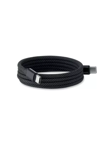 Braided magnetic cable in RPET BRAID