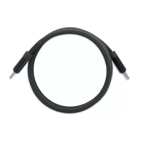 Braided magnetic cable in RPET BRAID