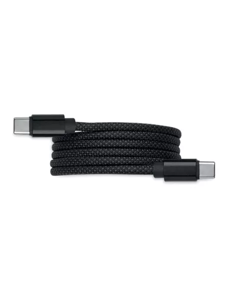 Braided magnetic cable in RPET BRAID