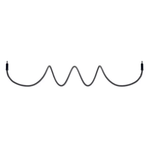 Braided magnetic cable in RPET BRAID