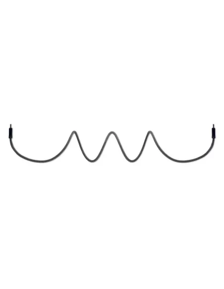 Braided magnetic cable in RPET BRAID