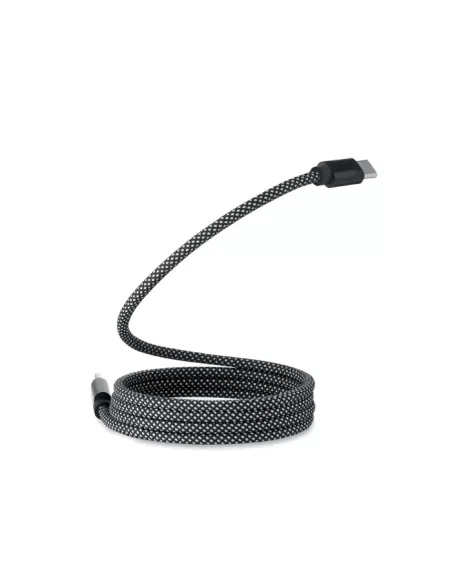 Braided magnetic cable in RPET BRAID