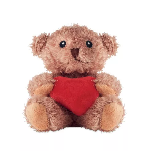 Teddy bear plush with heart CUDDLE