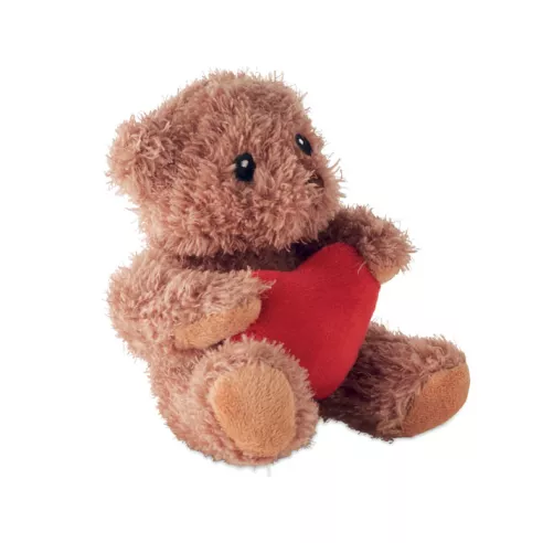 Teddy bear plush with heart CUDDLE