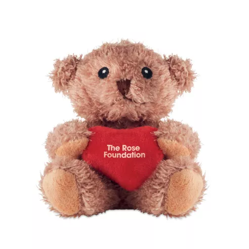 Teddy bear plush with heart CUDDLE