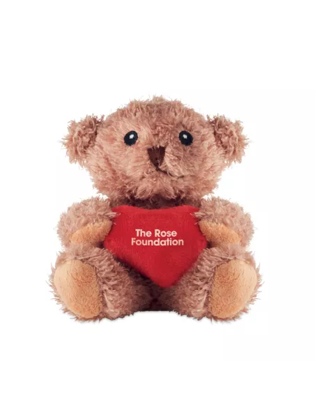 Teddy bear plush with heart CUDDLE