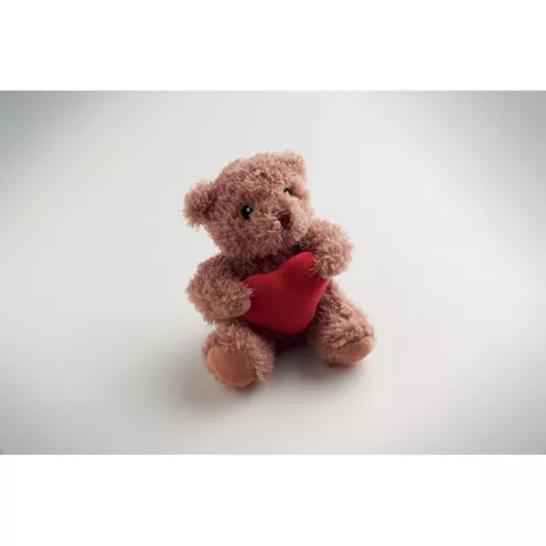 Teddy bear plush with heart CUDDLE