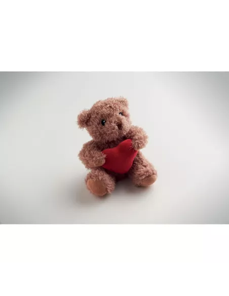 Teddy bear plush with heart CUDDLE