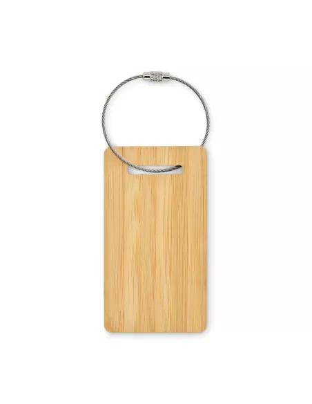 Bamboo luggage tag MIO