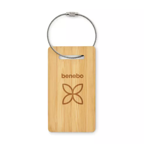 Bamboo luggage tag MIO