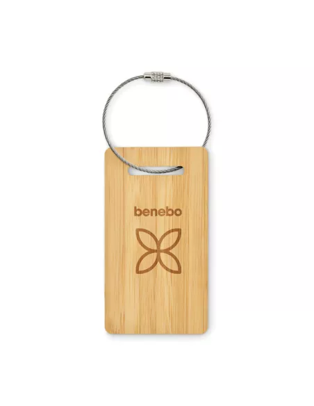 Bamboo luggage tag MIO