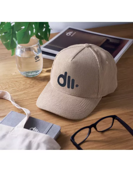 Corduroy 5 panel baseball cap WALE