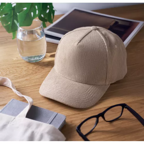 Corduroy 5 panel baseball cap WALE