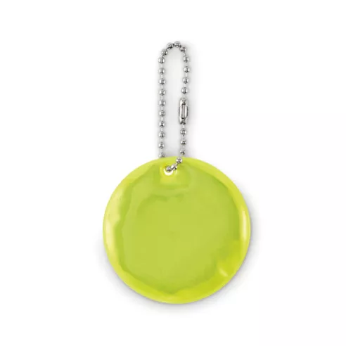 Round reflective keyring GRIN