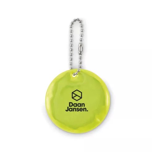 Round reflective keyring GRIN