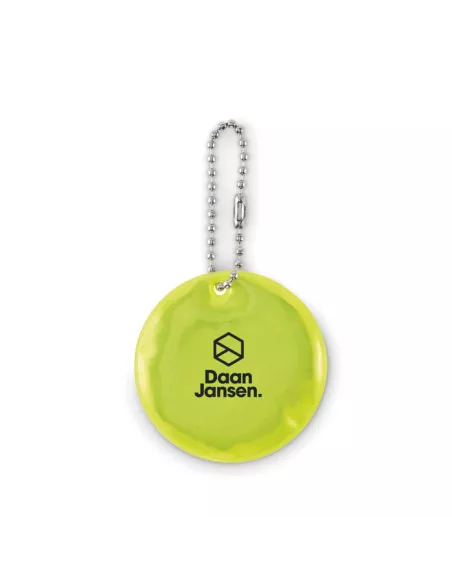 Round reflective keyring GRIN