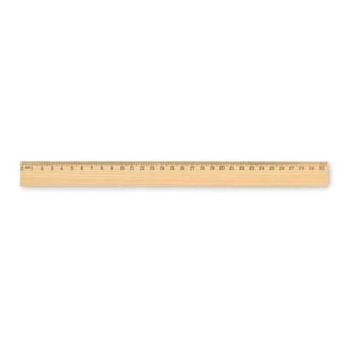 Wooden ruler 30cm RULER30
