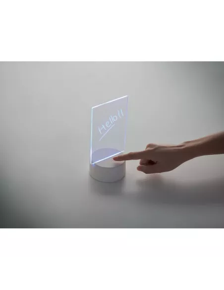 Light-up LED memo board LEDMEMO