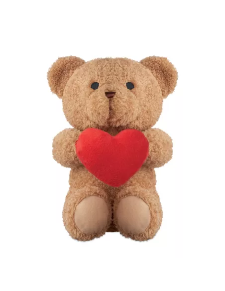 Teddy bear with heart 23cm SNUGGLE