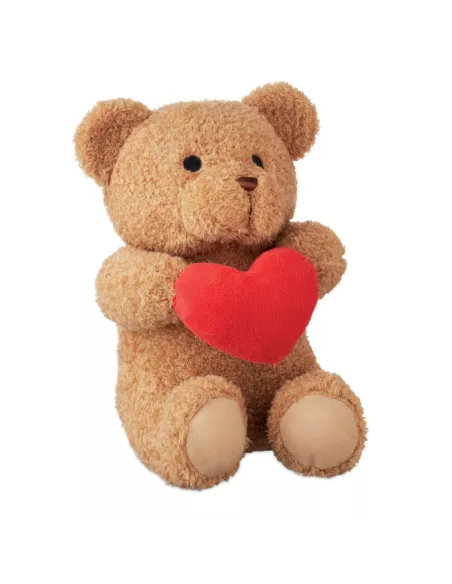 Teddy bear with heart 23cm SNUGGLE