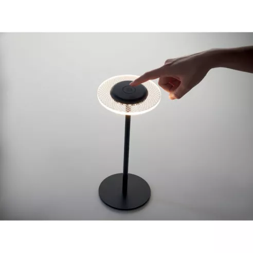 Rechargeable iron table lamp LOUNGE