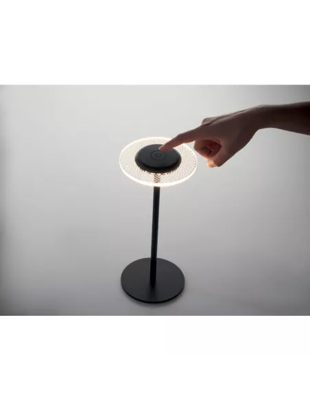 Rechargeable iron table lamp LOUNGE