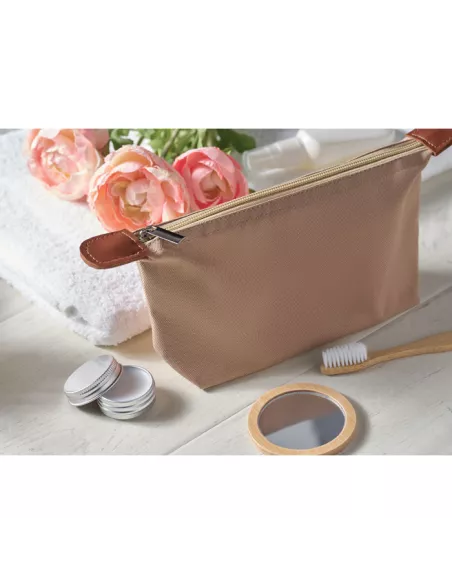 Cosmetic bag in 600D RPET VANITY