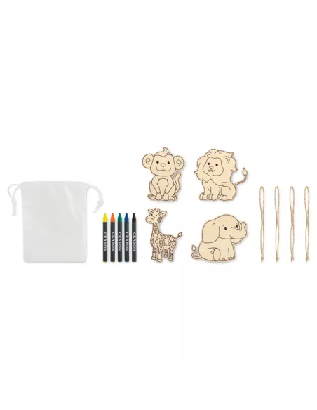 Wooden hangers set THEZOO