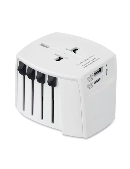 Customized SKROSS® MUV USB AC30 PD Universal Adapter | Connectad