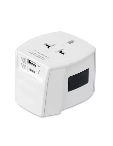 Customized SKROSS® MUV USB AC30 PD Universal Adapter | Connectad