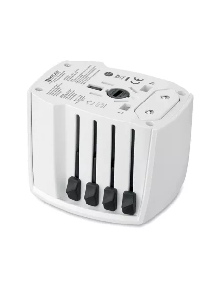 Customized SKROSS® MUV USB AC30 PD Universal Adapter | Connectad