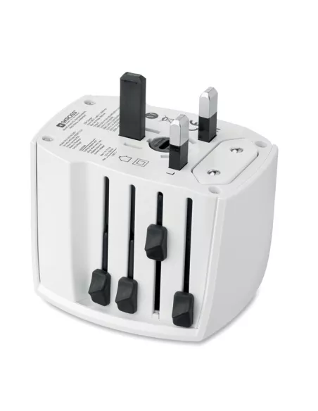 Customized SKROSS® MUV USB AC30 PD Universal Adapter | Connectad