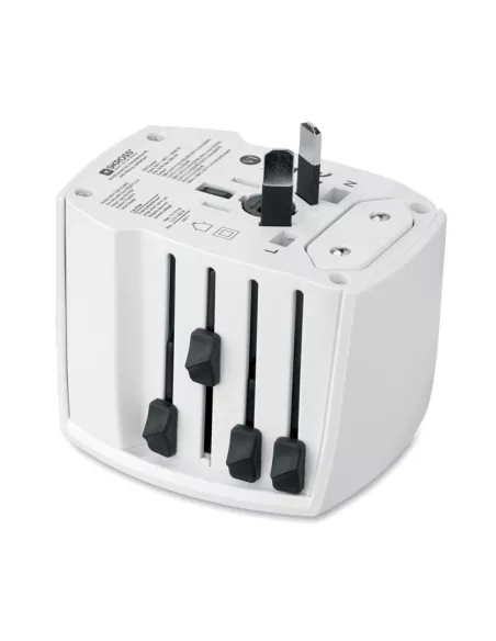 Customized SKROSS® MUV USB AC30 PD Universal Adapter | Connectad
