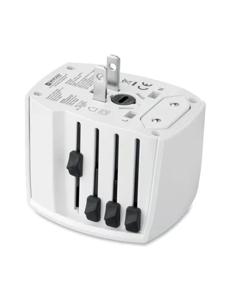 Customized SKROSS® MUV USB AC30 PD Universal Adapter | Connectad