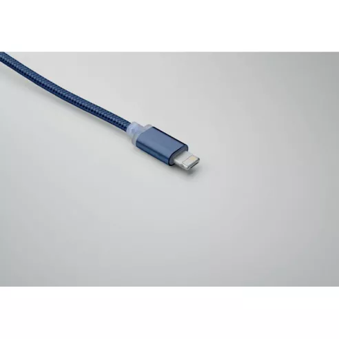 4 in 1 charging cable type C BLUE