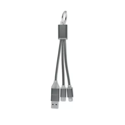 4 in 1 charging cable type C BLUE